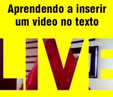 Inserindo vídeo no título